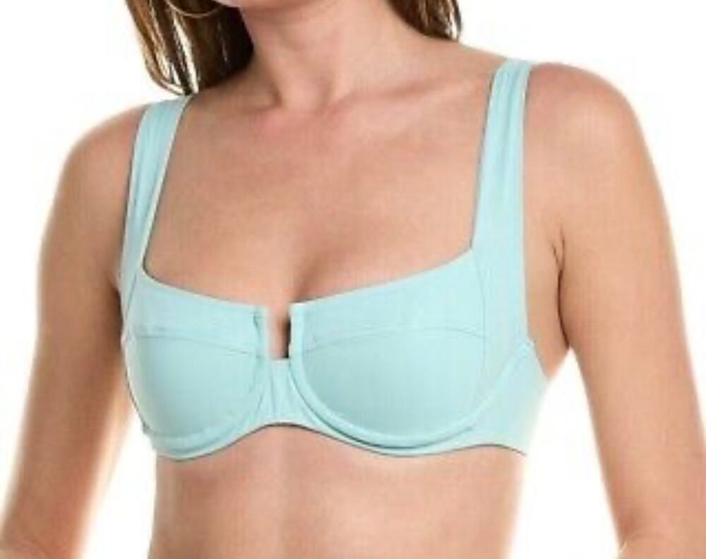 L Space Pool Camellia Bikini Top S NWT